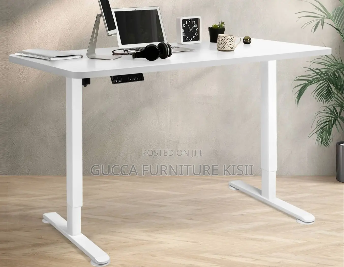120cm White Modular With Adjusting Motor