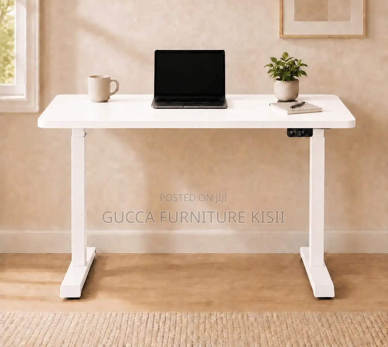 120cm White Modular With Adjusting Motor