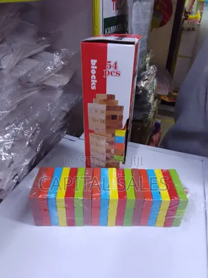 Colored Jenga Blocks