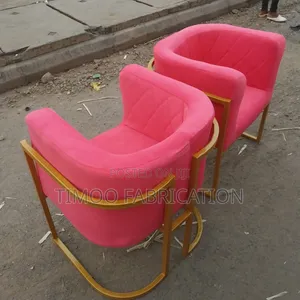Stiling Chairs Baby Pink Colour