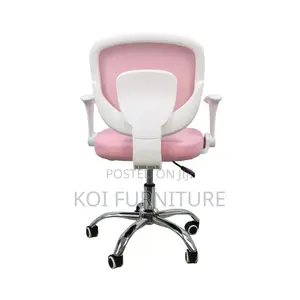 Office Chair : Pink Ergonomic Mesh Study Chair