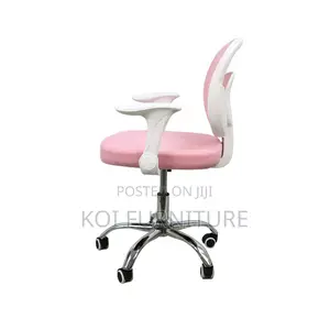 Office Chair : Pink Ergonomic Mesh Study Chair