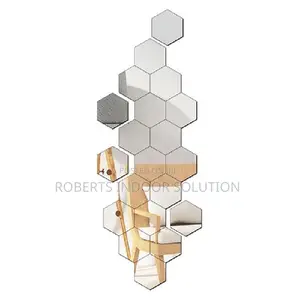 Shatterproof Hexagonal Mirrors