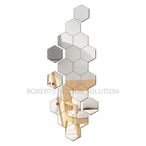 Shatterproof Hexagonal Mirrors