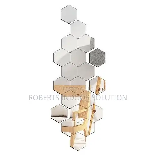 Shatterproof Hexagonal Mirrors