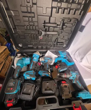 Combo Toolset Kit-Grinder, Drill, Impact Wrench, Circular Saw Etc