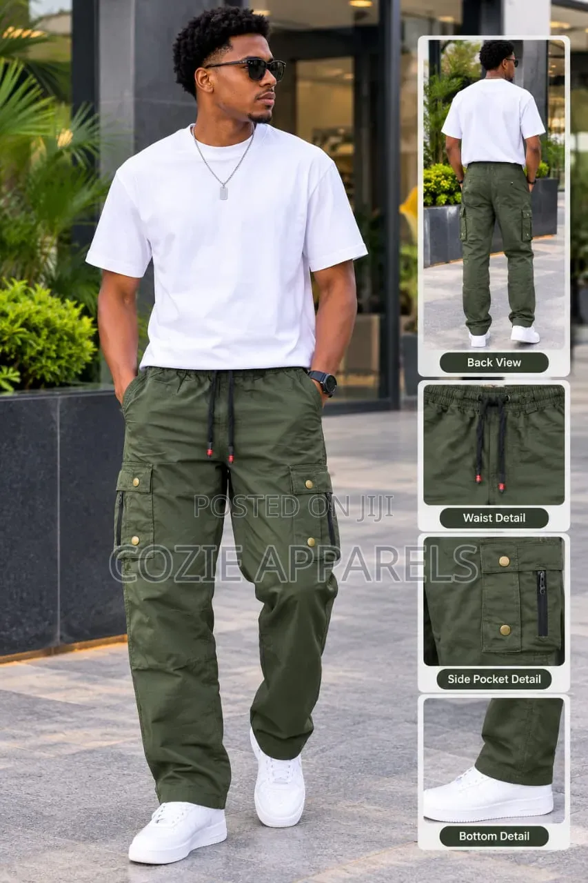 Men's Casual Cargo Trousers