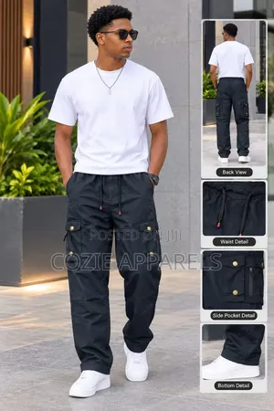 Men's Casual Cargo Trousers
