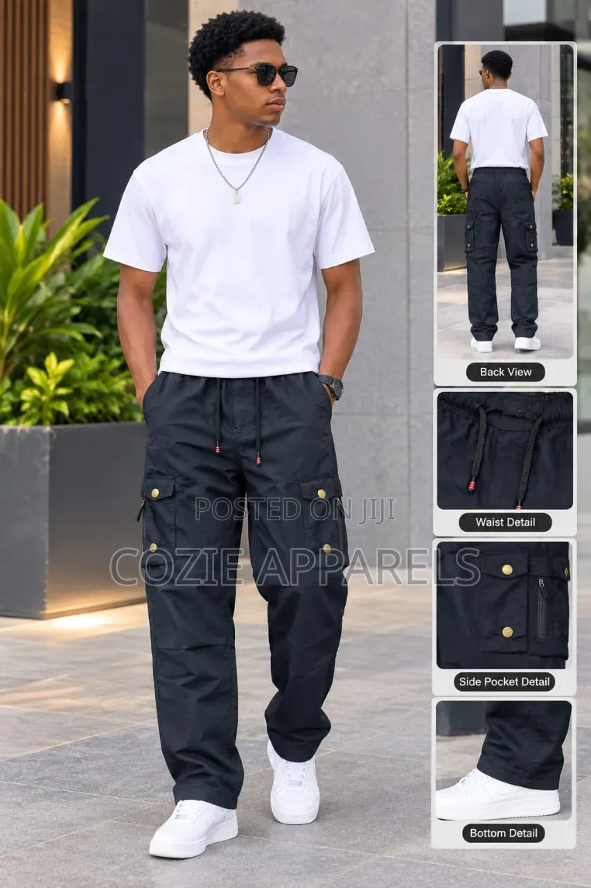 Men's Casual Cargo Trousers