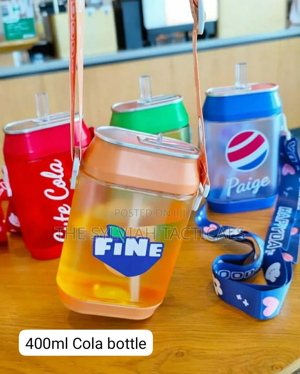 *400ml Cute Soda/Cola Water Bottle, Hiking Water Bottle,