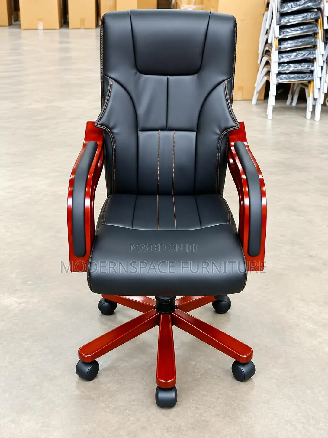 High Back Executive Leather Office Seat