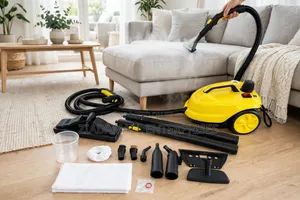 Nunix Steam Vacuum Cleaner - Commercial - Yellow - 2000W - New