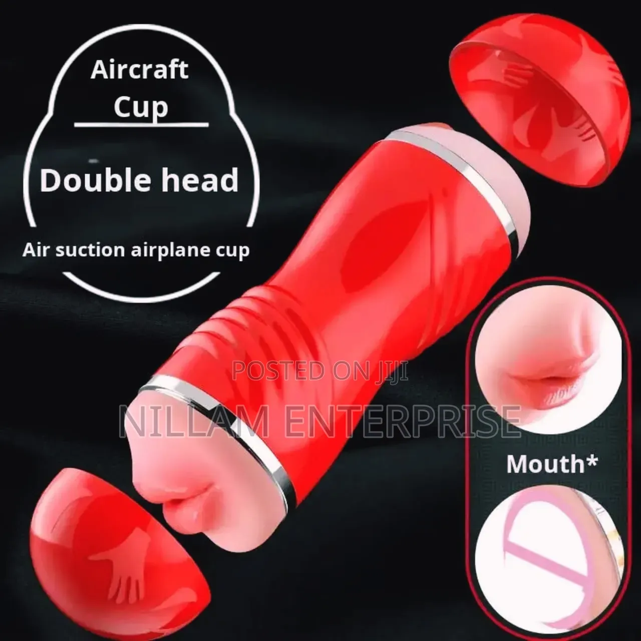Double-Head Manual Male Massager