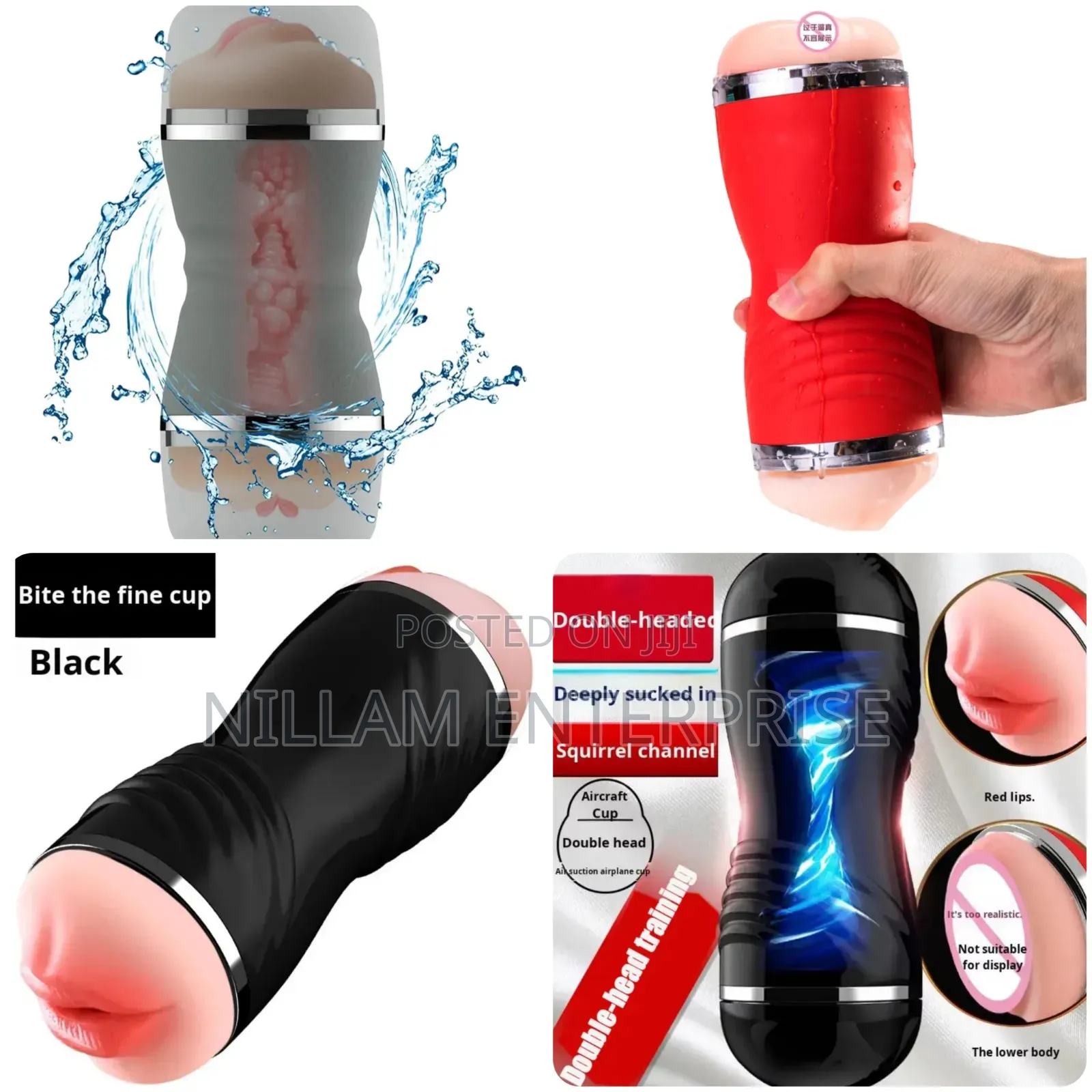 Double-Head Manual Male Massager