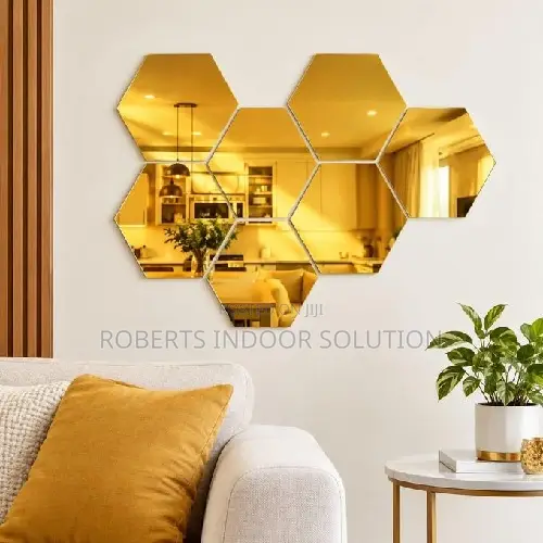 12 PCS Pack (Self-Adhesive Wall Mirrors)