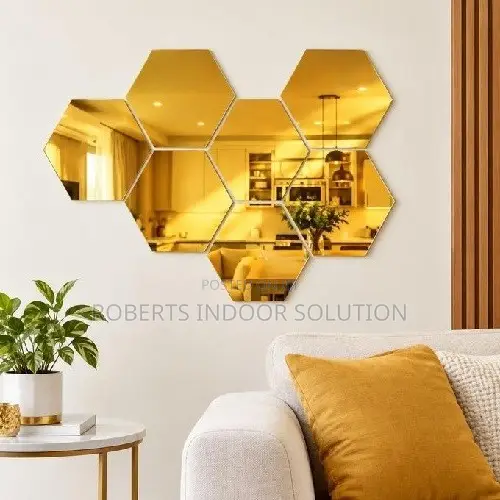 12 PCS Pack (Self-Adhesive Wall Mirrors)