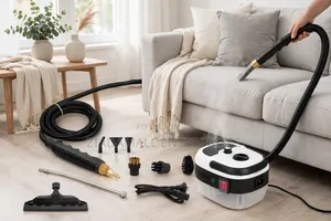 Nunix Steam Vacuum Cleaner - 2500W - White - Portable - New