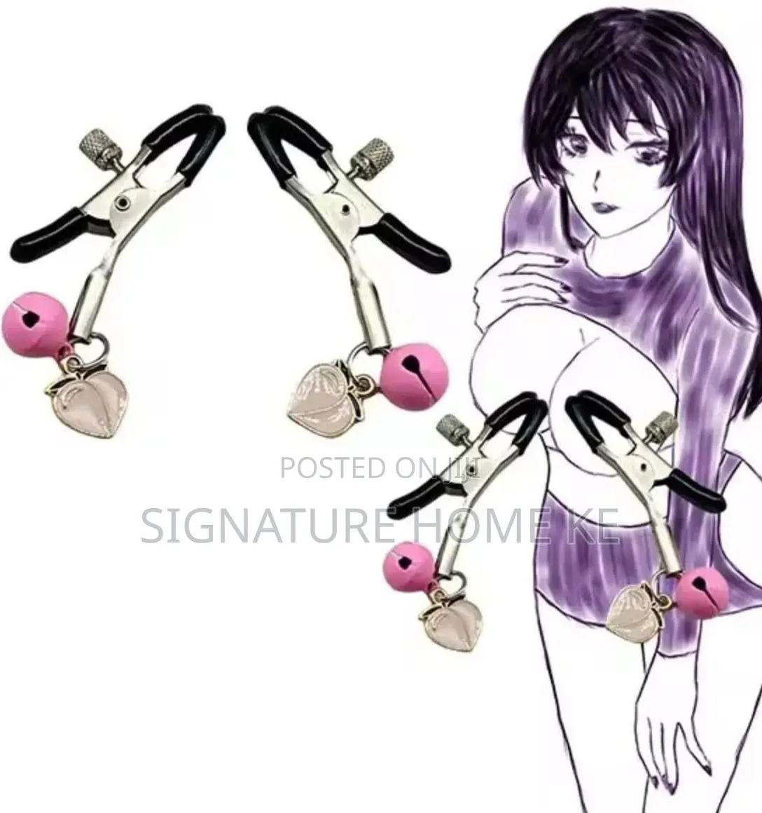 Adjustable Nipple Clamps – Love Heart Design