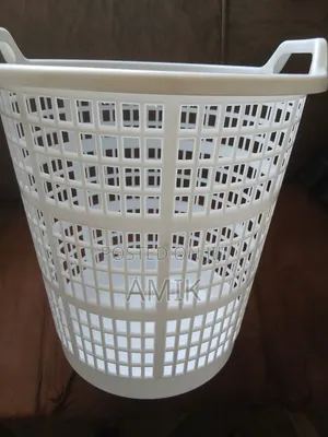 White Laundry Busket