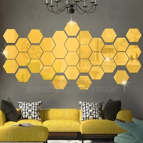 Hexagon Designer Real Mirror