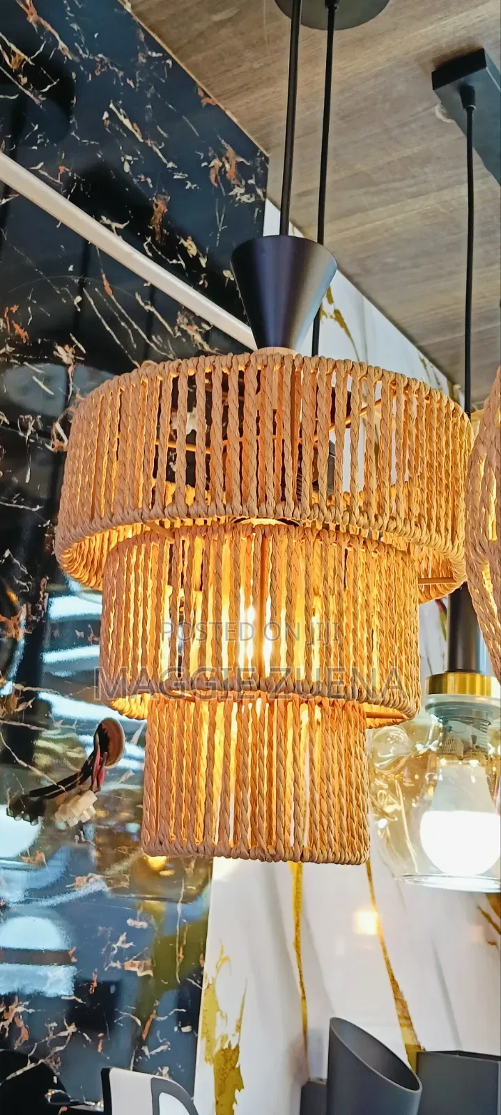 Wooven Pendant Lights