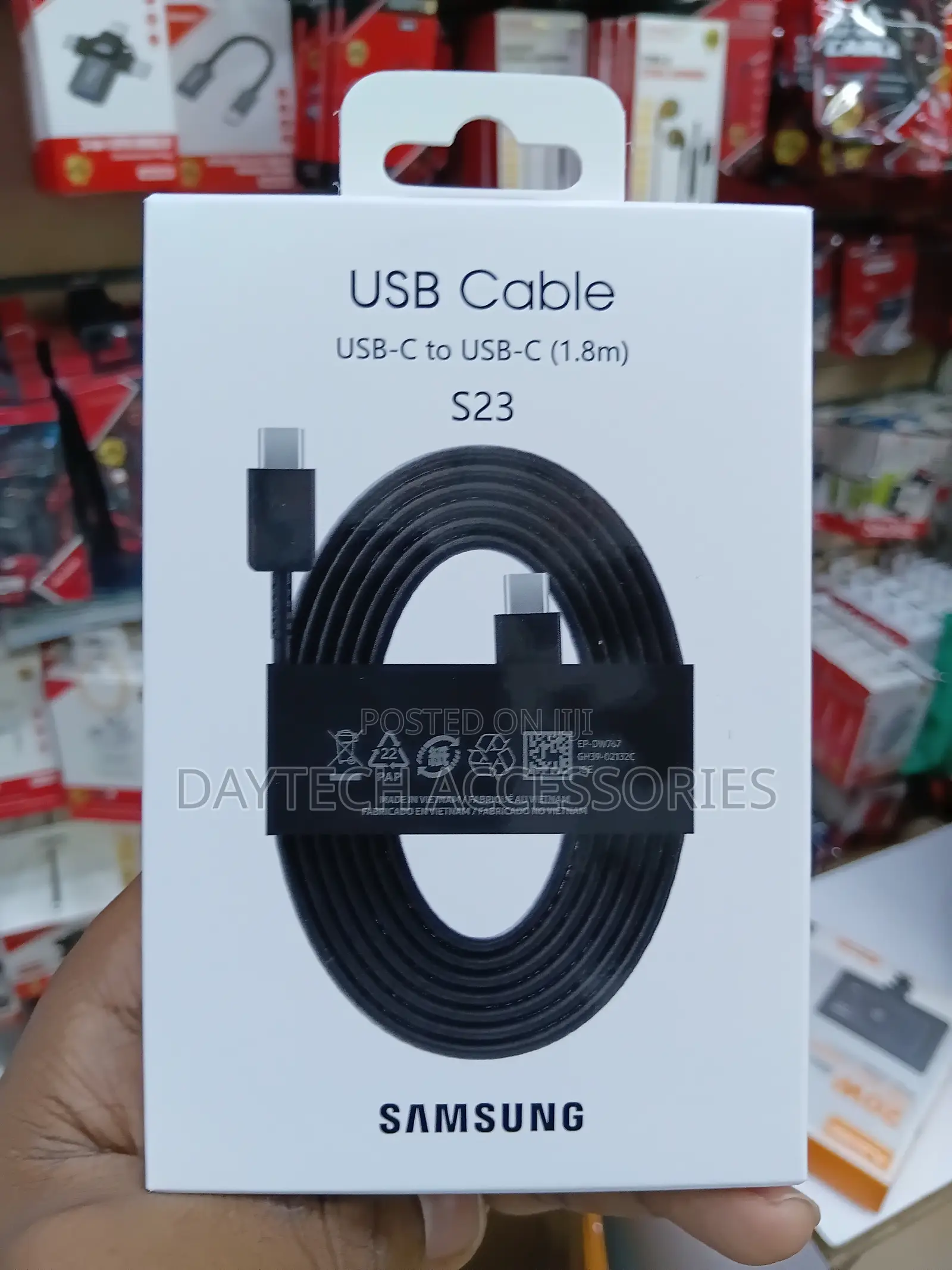 Samsung USB-C to USB Type-C Fast Charging Cable 1.8m