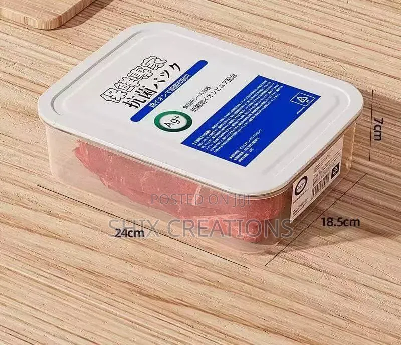 Stackable Fridge/Freezer Food Containers With Lids