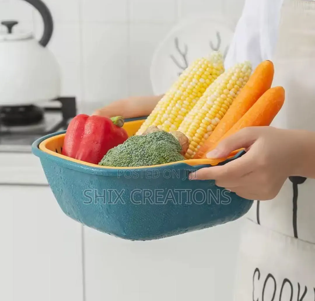 Multipurpose 8 in 1 Plastic Kitchen Colander