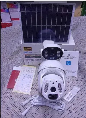 UBOX Solar Powered CCTV Camera, Dual Lens & Dual View 4G Outdoor CCTV