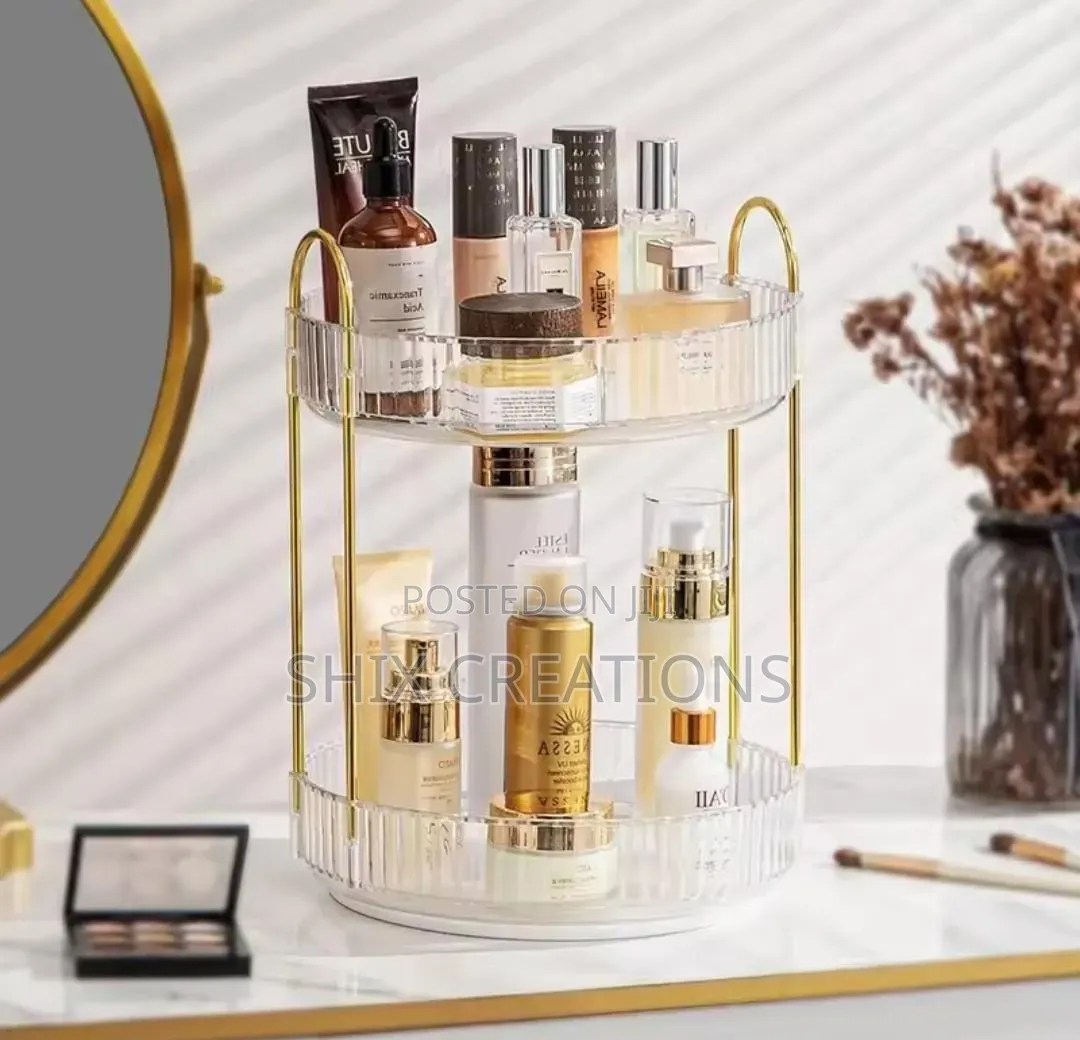 Rotating Lazy Susan Cosmetic Organizer