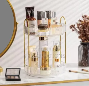 Rotating Lazy Susan Cosmetic Organizer