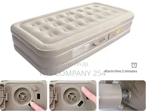 Elevated Inflatable Indoor/Outdoor Sleeping Compact Airbed