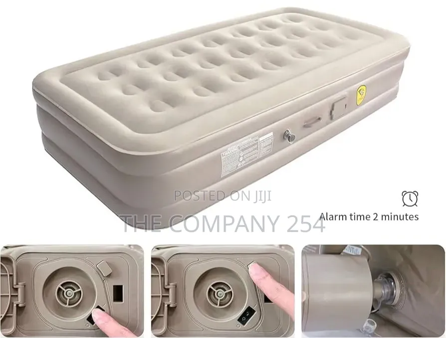 Elevated Inflatable Indoor/Outdoor Sleeping Compact Airbed