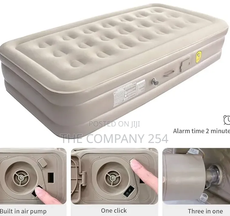Elevated Inflatable Indoor/Outdoor Sleeping Compact Airbed