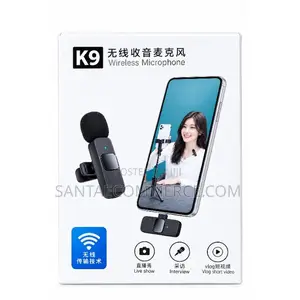 K9 Wireless Lavalier Microphone – Portable Clip-on Mic