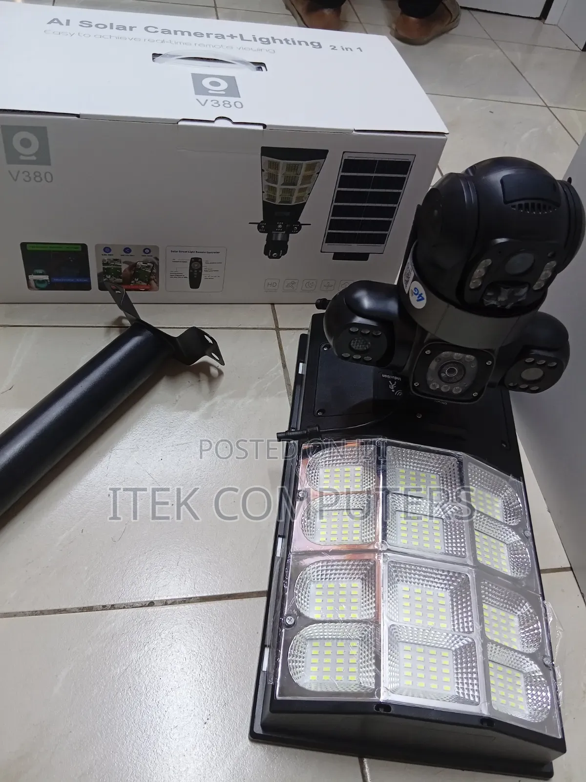 Two-in-One Solar CCTV Camera With 4G Connectivity and Lighting