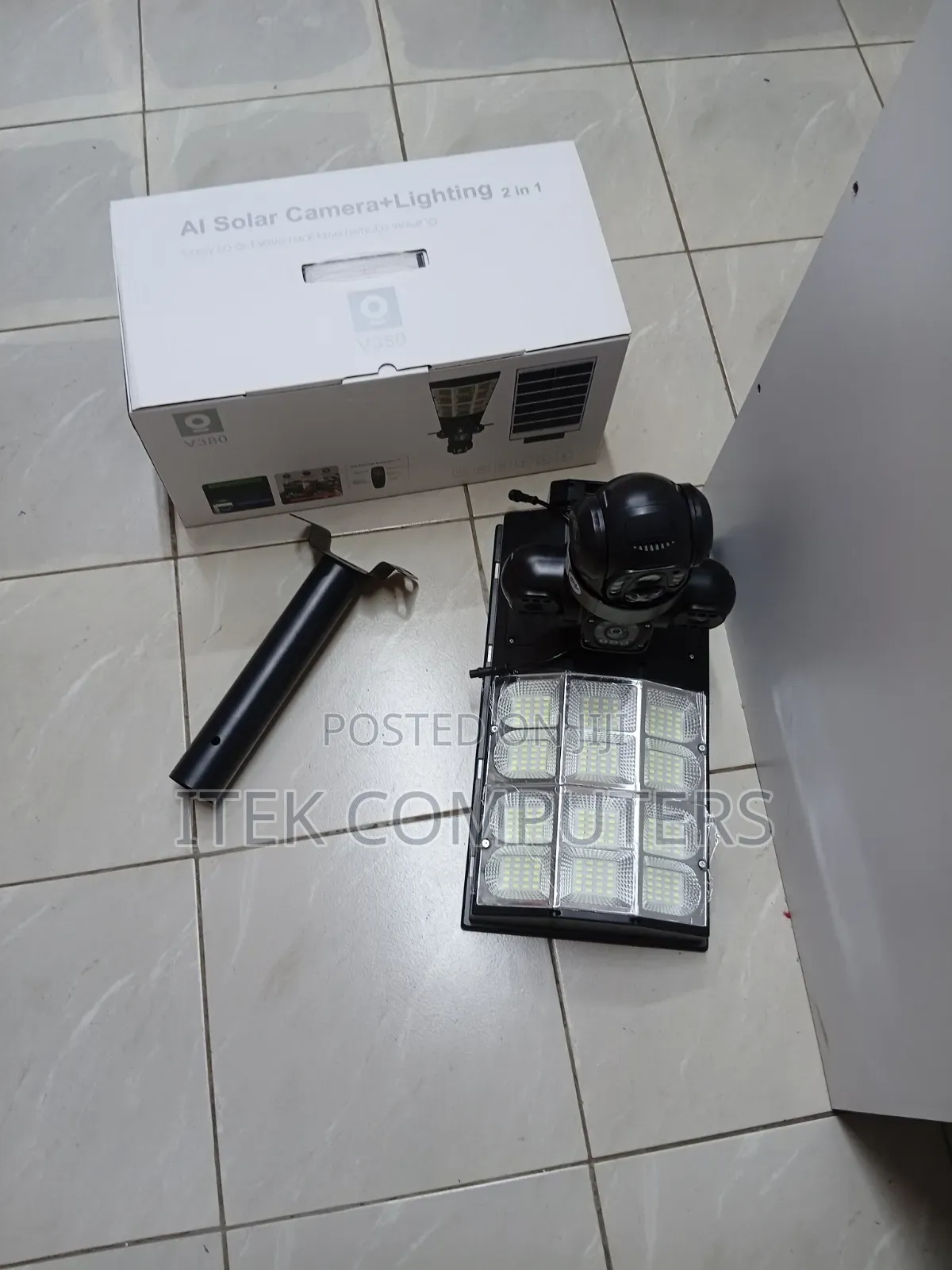 Dual Purpose AI Solar 4G CCTV Camera for Lighting and Protection