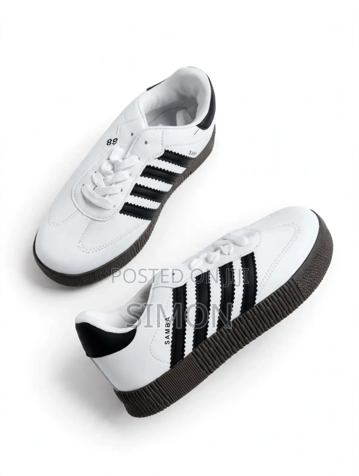 Samba Double Sole (White ) and Single Sole (Black)