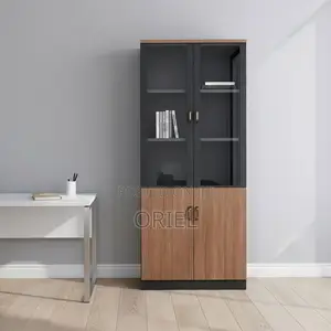 Office Cabinet : Wooden Office Storage Cupboard With 2 Doors