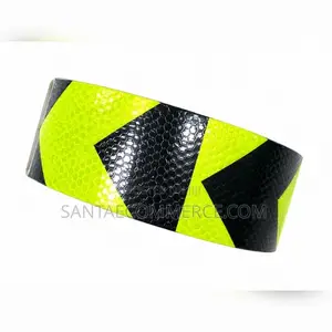 Green High-Visibility Reflective Safety Warning Tape