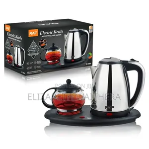 Electric Kettle Plus a Tea Pot