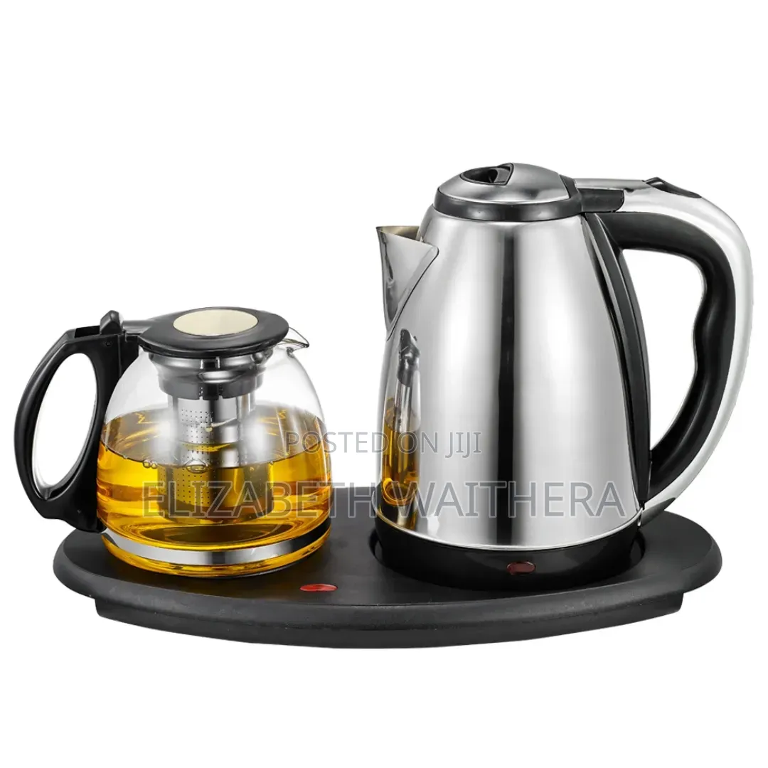 Electric Kettle Plus a Tea Pot