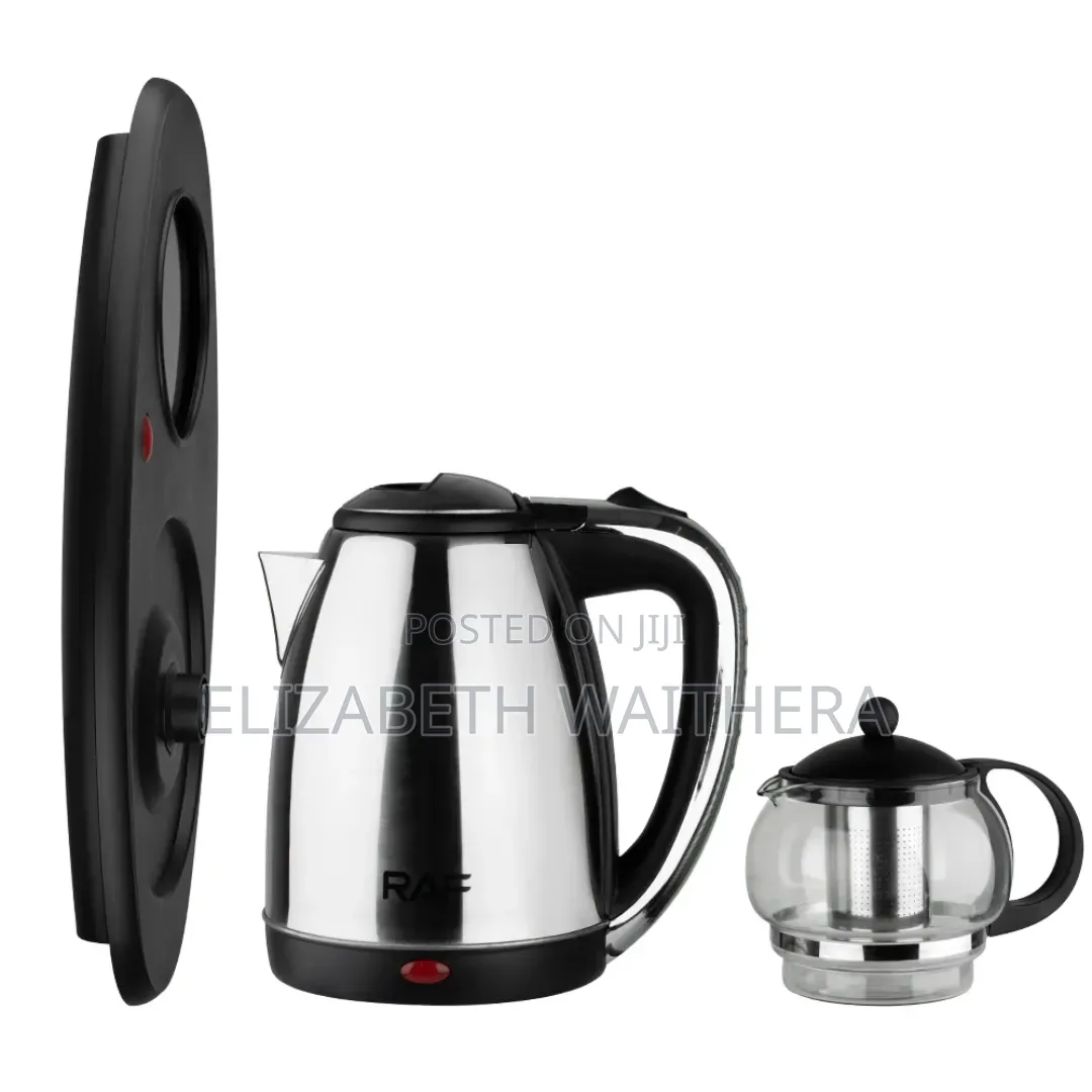Electric Kettle Plus a Tea Pot
