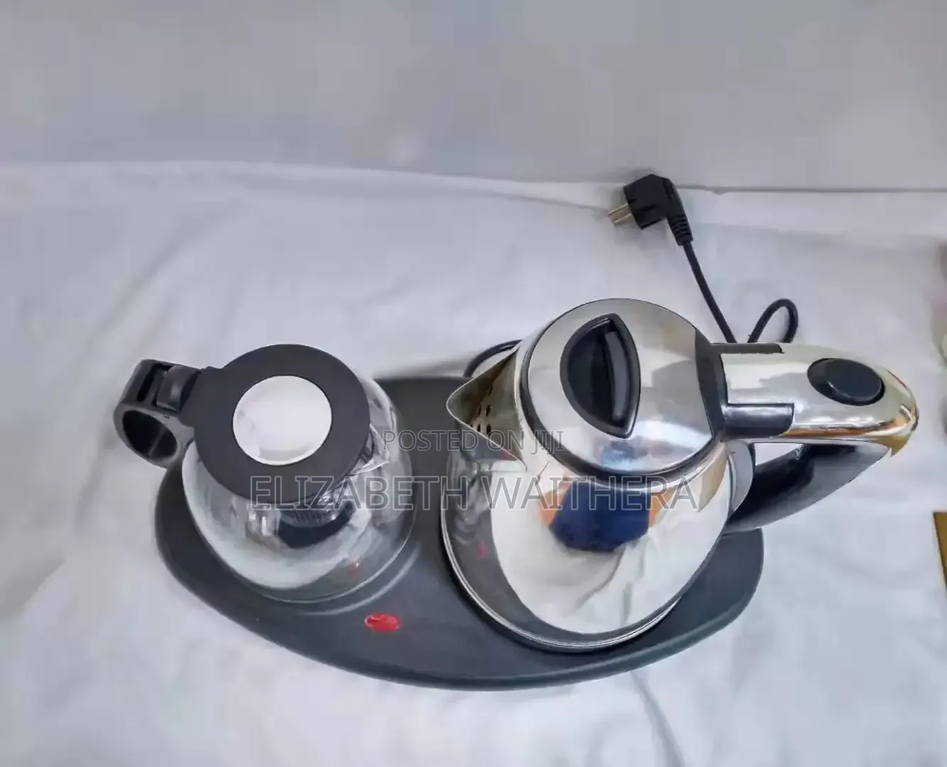 Electric Kettle Plus a Tea Pot