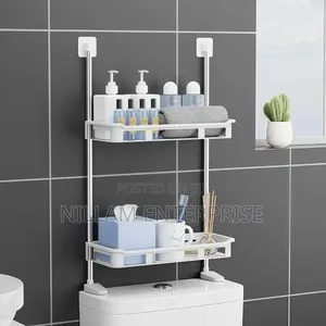 2-Layer No-Drill Multipurpose Shelf