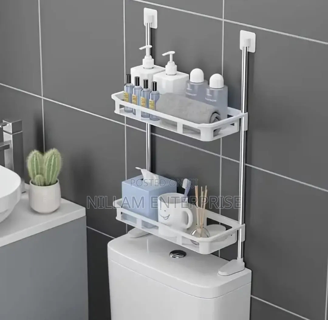 2-Layer No-Drill Multipurpose Shelf