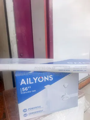 Ailyons 56" Ceiling Fan (DS56-6HB) With 5-Speed Regulator