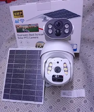 3MP + 3MP Ubox Dual Lens 4G 6MP Solar PTZ Camera