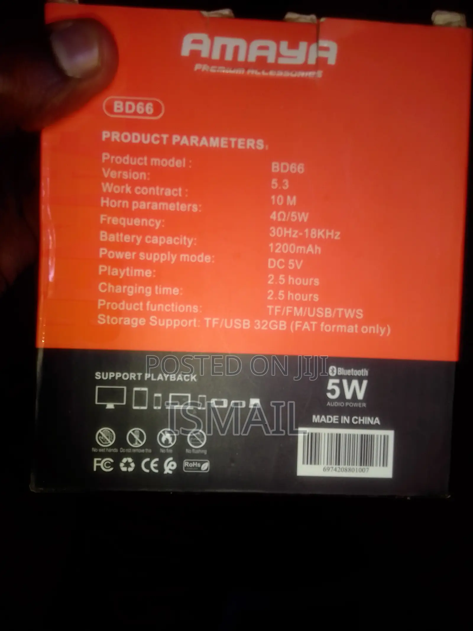 Bluetooth Speaker 5W in Mitaboni Kathiani Machakos