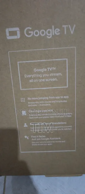 TCL Google TV, 43 Inch Qled. New